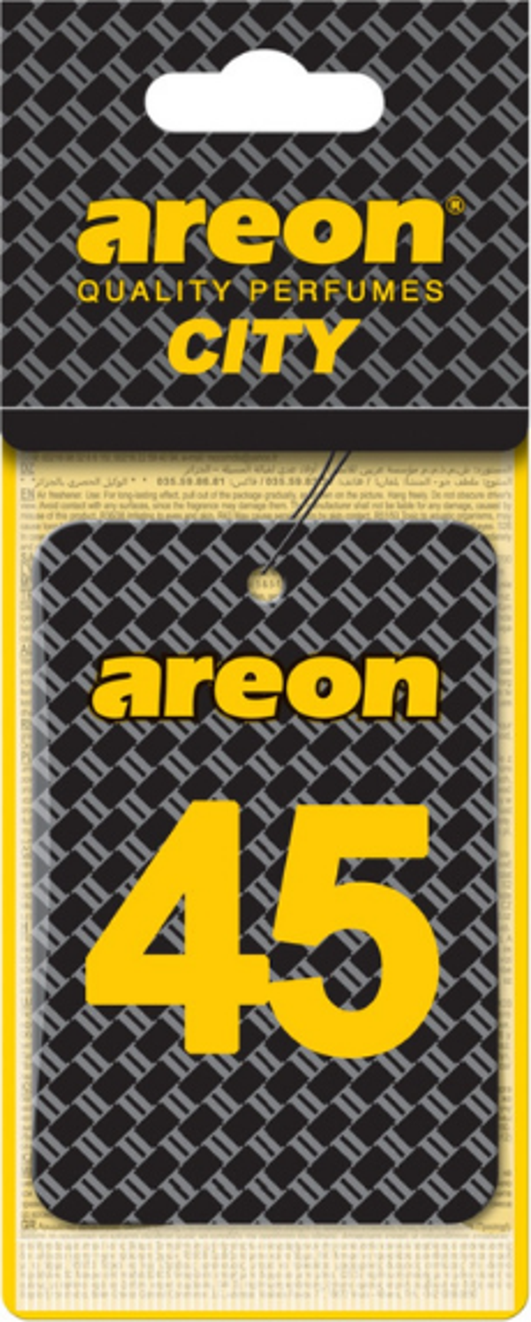 Areon City Vanilla Black 45 Oto Araç Kokusu - Image 1