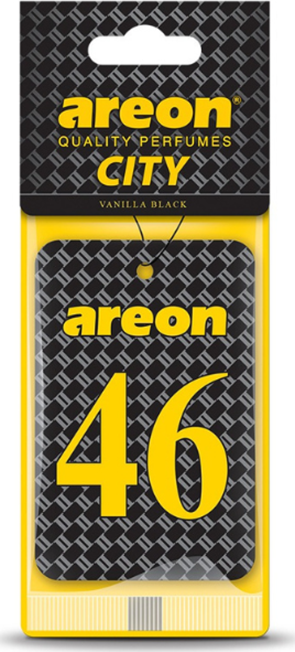 Areon City Vanilla Black 46 Oto Araç Kokusu - Image 1