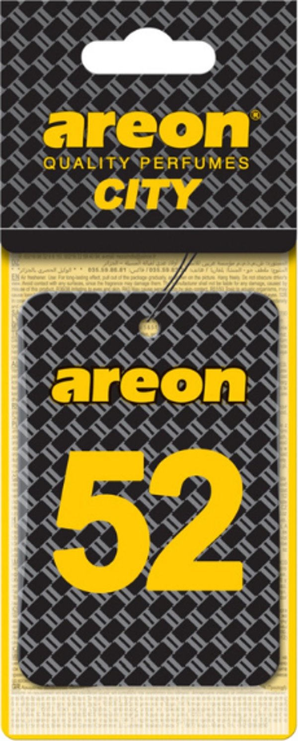 Areon City Vanilla Black 52 Oto Araç Kokusu - Image 1