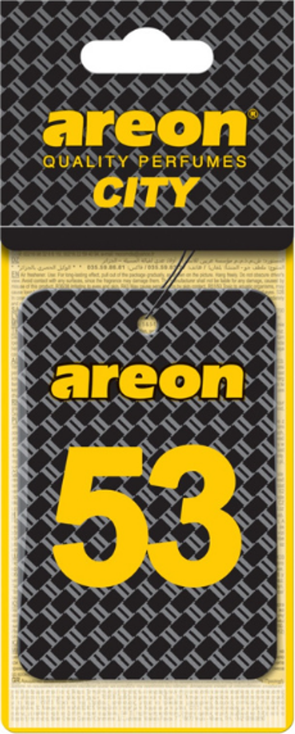 Areon City Vanilla Black 53 Oto Araç Kokusu - Image 1