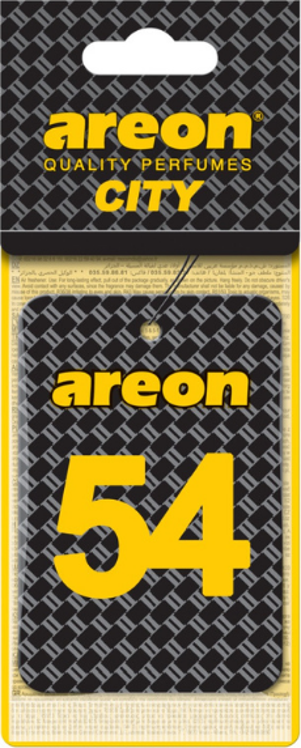 Areon City Vanilla Black 54 Oto Araç Kokusu - Image 1