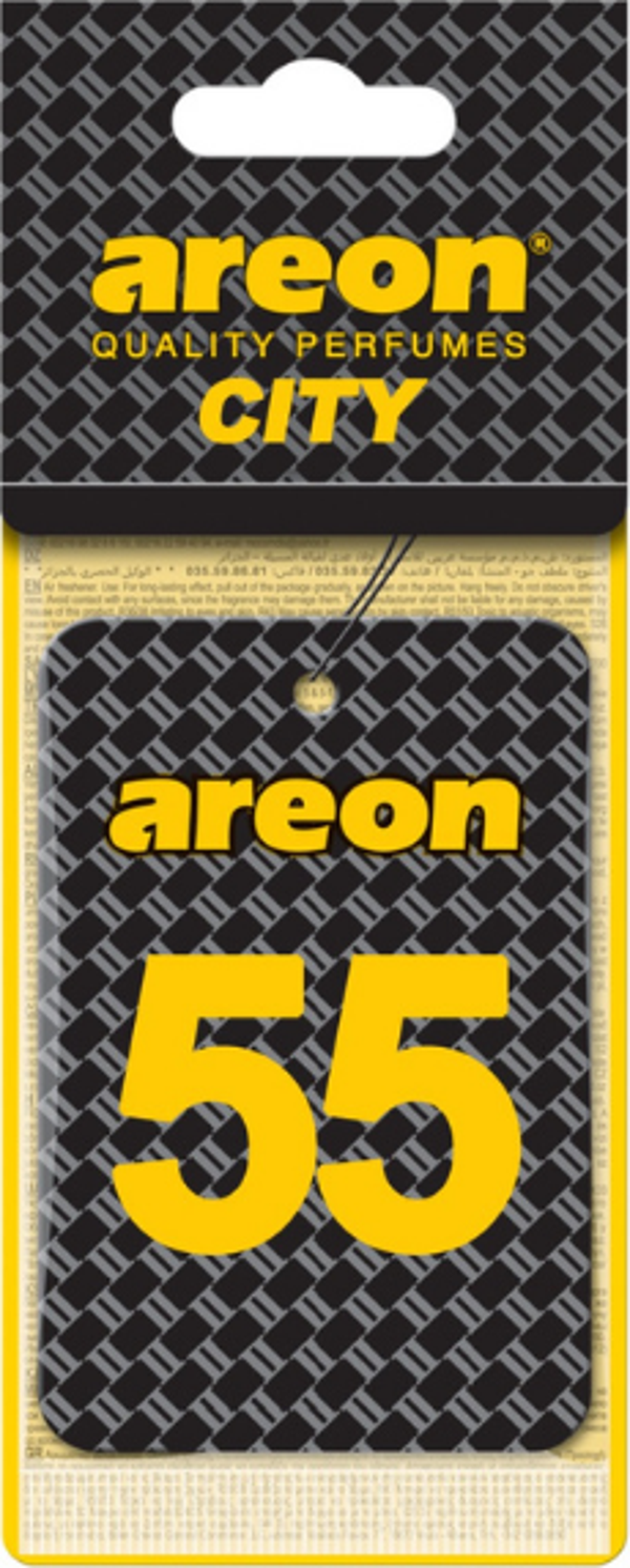 Areon City Vanilla Black 55 Oto Araç Kokusu - Image 1