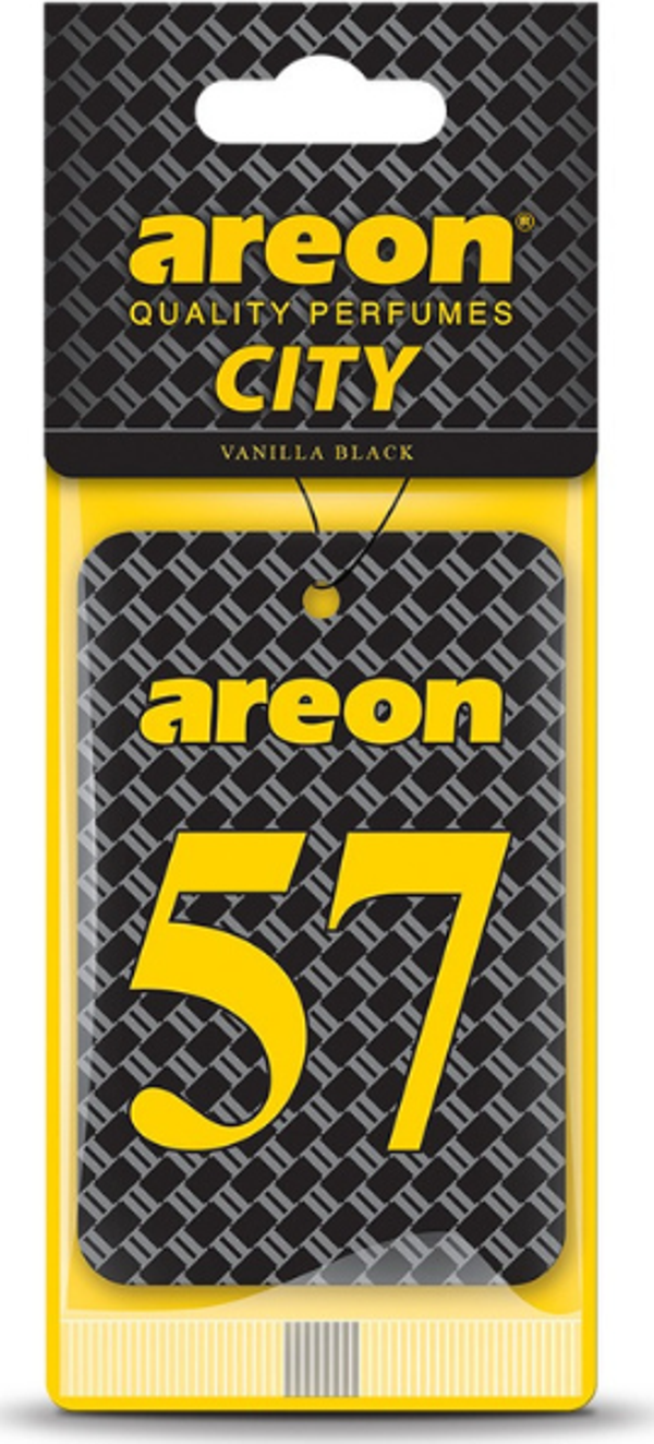 Areon City Vanilla Black 57 Oto Araç Kokusu - Image 1