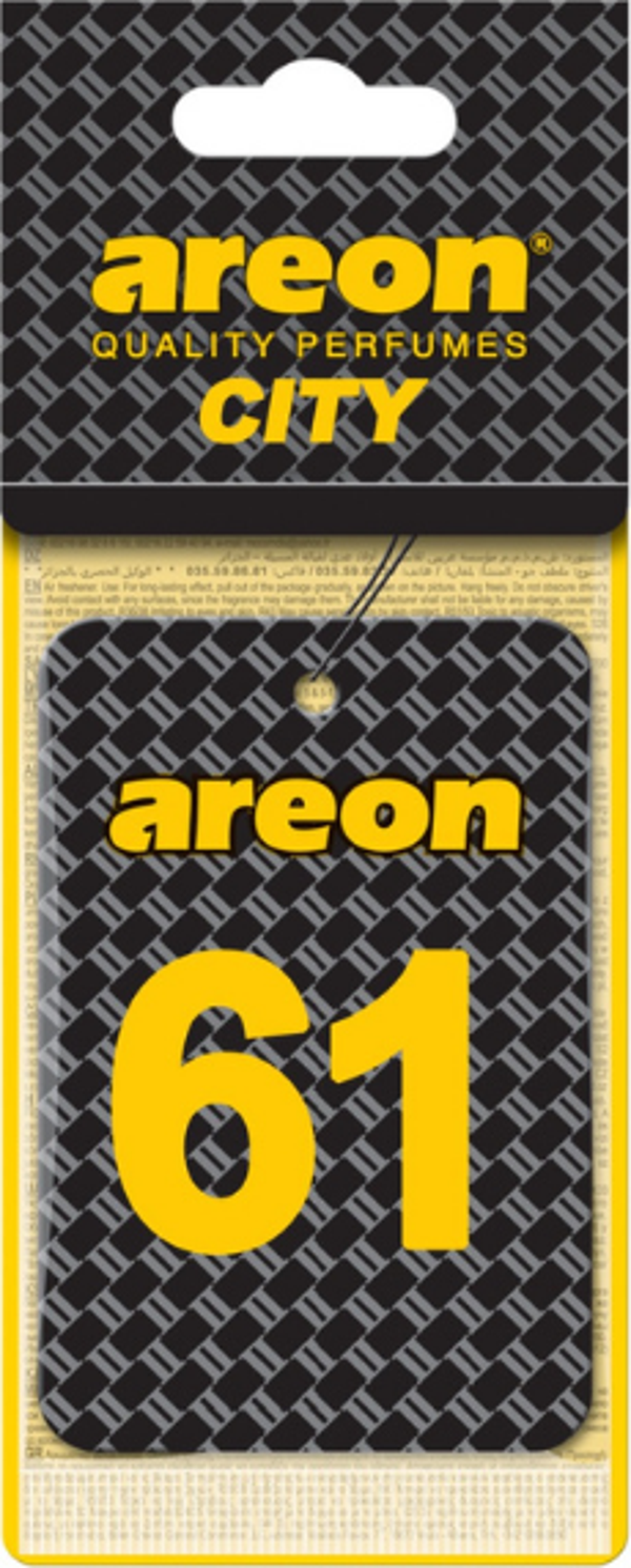 Areon City Vanilla Black 61 Oto Araç Kokusu - Image 1