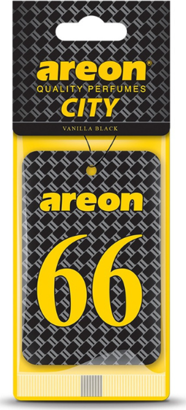 Areon City Vanilla Black 66 Oto Araç Kokusu - Image 1