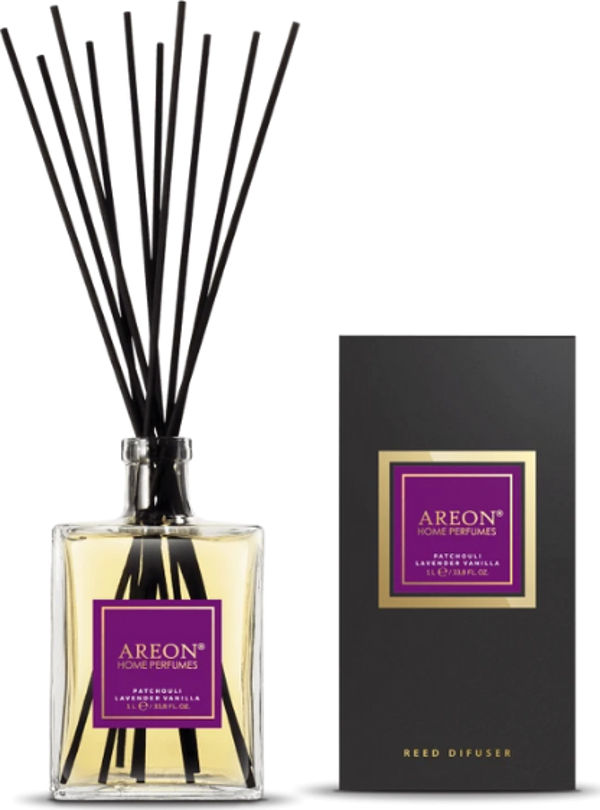 Areon Premium Patchouli Lavender Vanilla 1000 Ml Bambu Çubuklu Oda Kokusu - Image 1