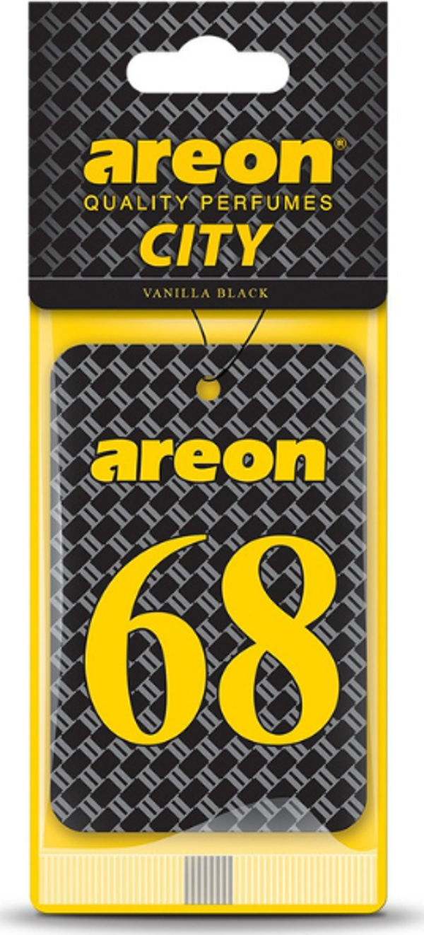 Areon City Vanilla Black 68 Oto Araç Kokusu - Image 1