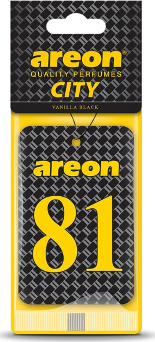 Areon City Vanilla Black 81 Oto Araç Kokusu - Image 1