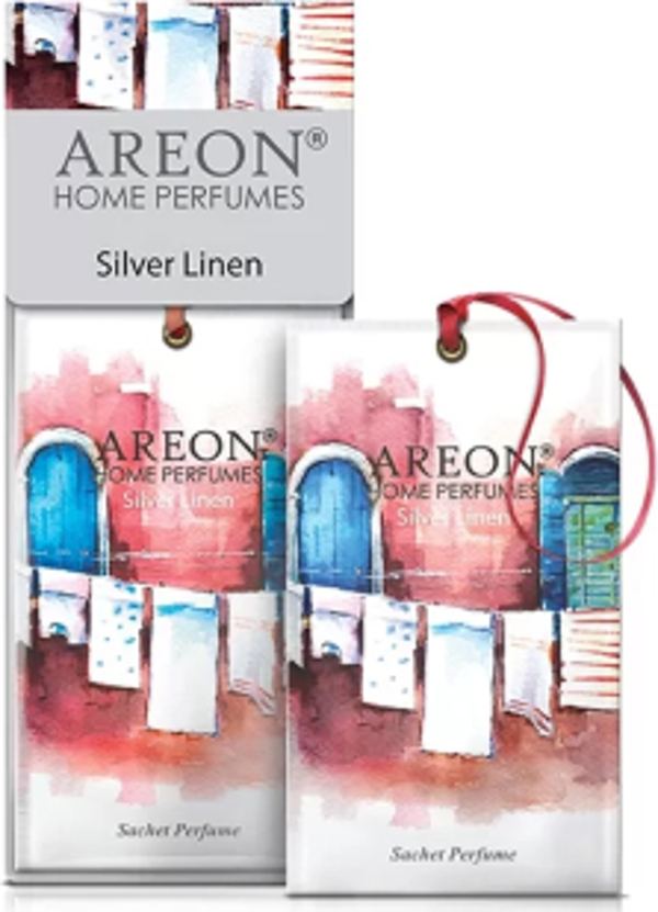 Areon Sachet Perfume Silver Linen - Image 1