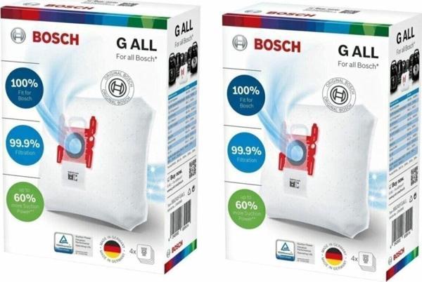 Şentürkticaretankara Bosch Bbz41Fgall Uyumlu Elektrik Süpürgesi Toz Torbası 2 Kutu - Image 1
