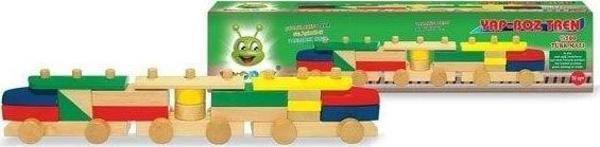 Nessiworld 002KR Woodoy Yapboz Tren - Image 1