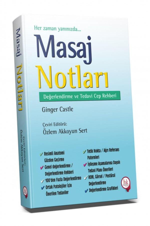Masaj Notları Değerlendirme Ve Tedavi Cep Rehberi - Hipokrat Kitabevi - Image 1