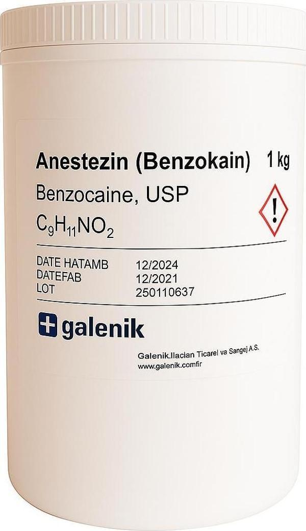 Galenik Anestezin (Benzocaine) 1 kg - Image 1