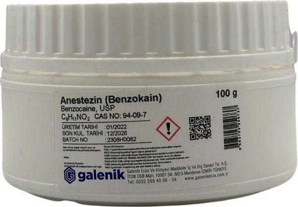 Galenik Anestezin (Benzocaine) 100 g - Image 1