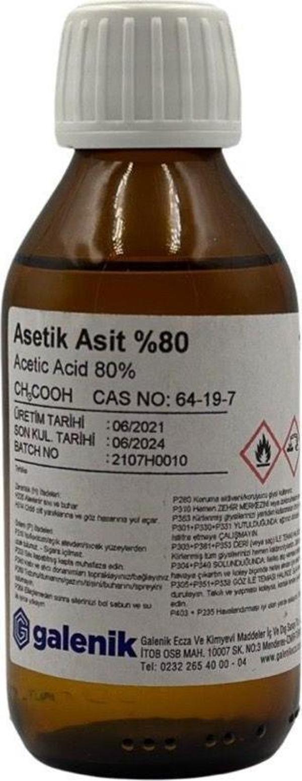 Galenik Asetik Asit 100 Ml % 80 - Image 1