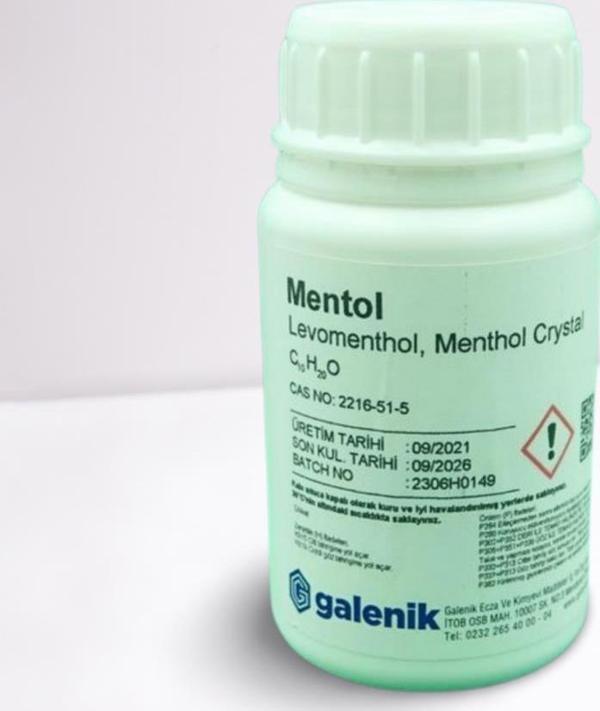 Galenik Menthol ( Mentol ) 50 Gr - Image 1