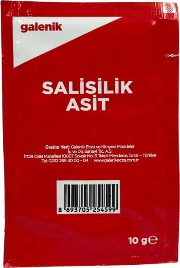 Galenik Salisilik Asit (Acıde Salıcylıque) 10 Gr - Image 1