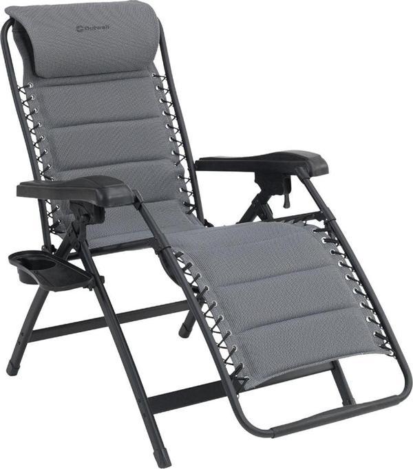 Outwell Acadia Premium Katlanabilir Sandalye & Şezlong Grey - Image 1