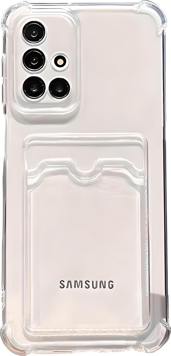 Samsung Galaxy A51 Uyumlu Kamera Korumalı Kartlıklı Köşeleri Airbag Tasarımlı Darbe Önleyici Şeffaf Silikon Kılıf - Image 1