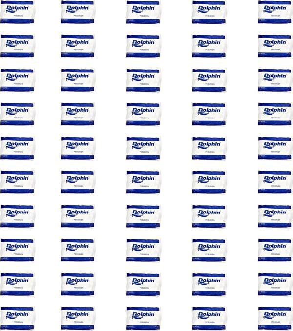 Dolphin PE Gıda Temizlik Tek Kullanımlık Şeffaf Poşet Market Eldiven - Büyük Boy- 100 Adetlik 50 Paket - Image 1