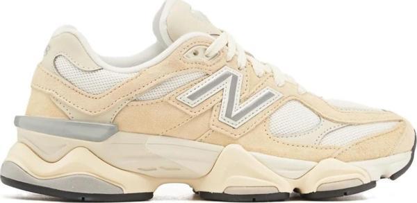 New Balance 9060 Hakiki Deri Unisex Günlük Spor Ayakkabı Krem - Image 1