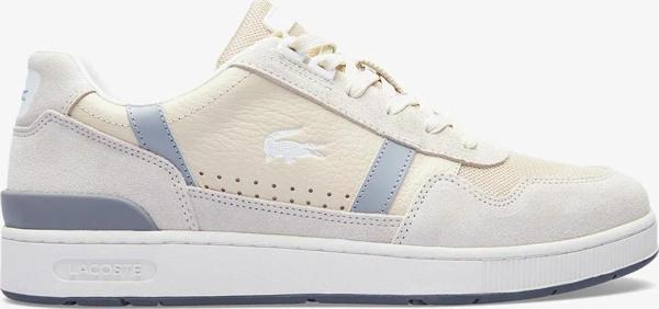 Lacoste T-Clip Hakiki Deri Erkek Bej Sneaker - Image 1