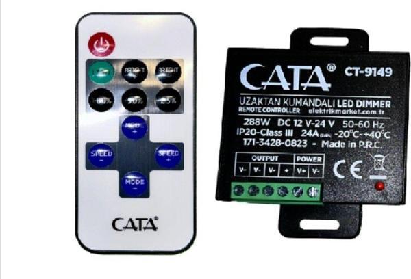 Cata Ct-9149 Led Dimmer Kumandası 12V 24 Amper - Image 1