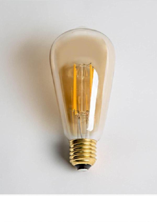 Cata 3 Adet 6W Amber Rustik Led Ampul E27 2700K Ct 4284 - Image 1