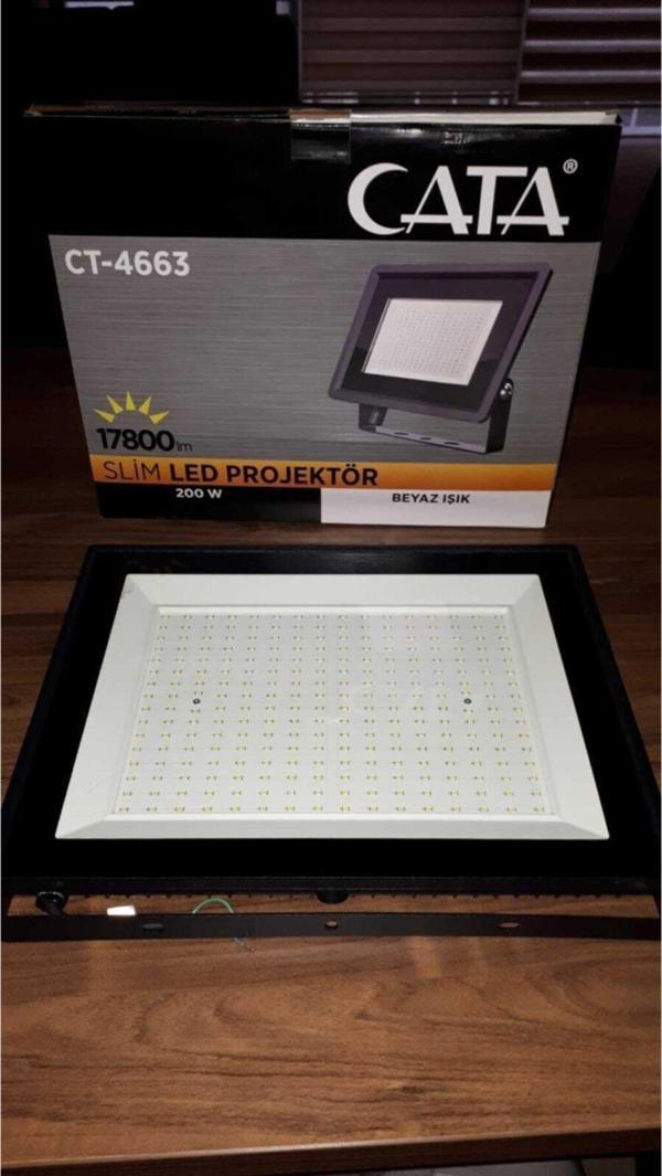 Cata Led Projektör Beyaz Ct 4663 200W - Image 1