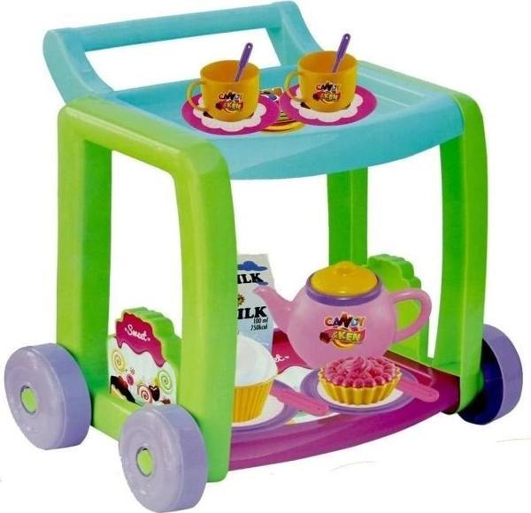 Çocuk Dede Candy Ken Çay Servis Arabası - Image 1