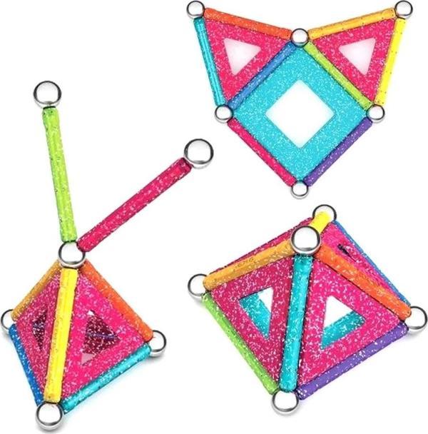Çocuk Geomag Glitter Manyetik Zeka Oyunu 22 Parça - Image 1