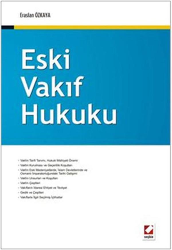 Eski Vakıf Hukuku - Seçkin Yayıncılık - Image 1