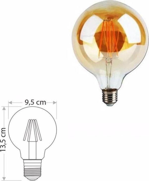 Cata G95 Glop 6 Watt Rustik Led Ampul Ct-4286 - Image 1