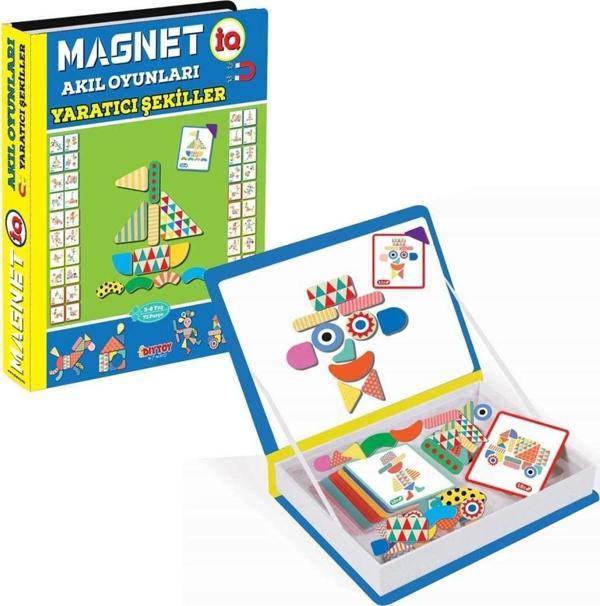 Çocuk 1550 DıyToy, Magnet Akıl Oyunları - Yaratıcı Şekiller / 3-8 yaş - Image 1