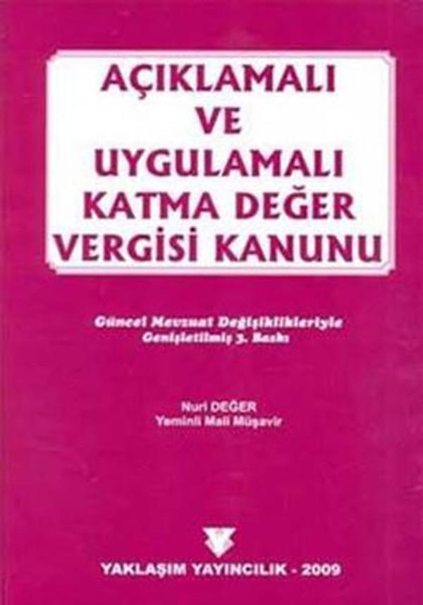 Açıklamalı ve Uygulamalı Katma Değer Vergisi Kanunu - Yaklaşım Yayıncılık - Image 1