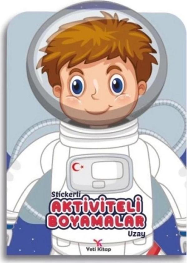 Çocuk Stickerli Aktivite ve Boyamalar Uzay - Image 1