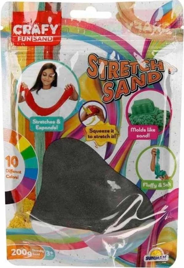 Çocuk Streç Oyun Kumu Siyah 200 gr - Image 1