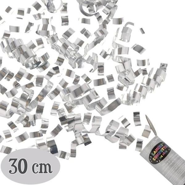 Çocuk Gümüş Renk Konfeti 30 cm - Image 1