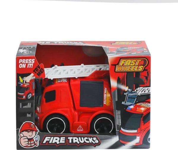 Çocuk ER-243 Fast Wheels İtfaiye Kamyonu -Erdem Oyuncak - Image 1