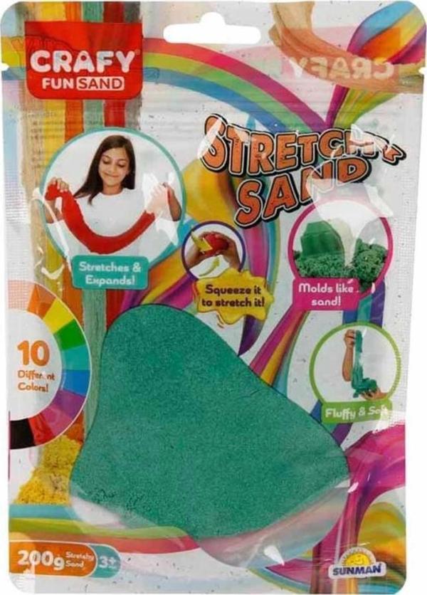 Çocuk Streç Oyun Kumu Yeşil 200 gr - Image 1