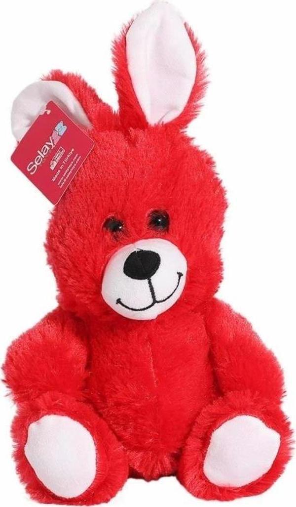 Çocuk 2225 Tavşan 20 cm Kırmızı -Selay - Image 1