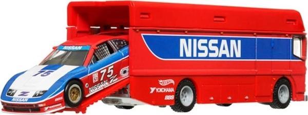 Çocuk Hot Wheels Premium Team Transport Euro Hauler & 94 Nissan 300 ZX GTS HRV44 - Image 1