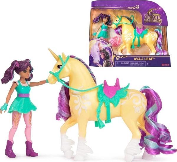Çocuk Unicorn Academy AVA ve Tek Boynuzlu At Leaf seti 12 cm - Image 1