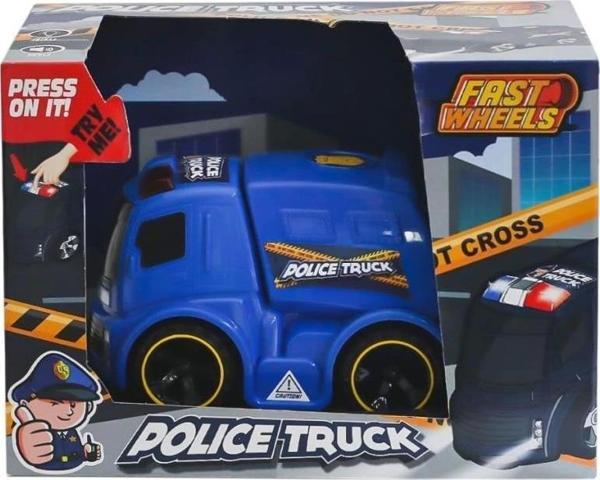Çocuk ER-245 Fast Wheels Polis Kamyonu -Erdem Oyuncak - Image 1
