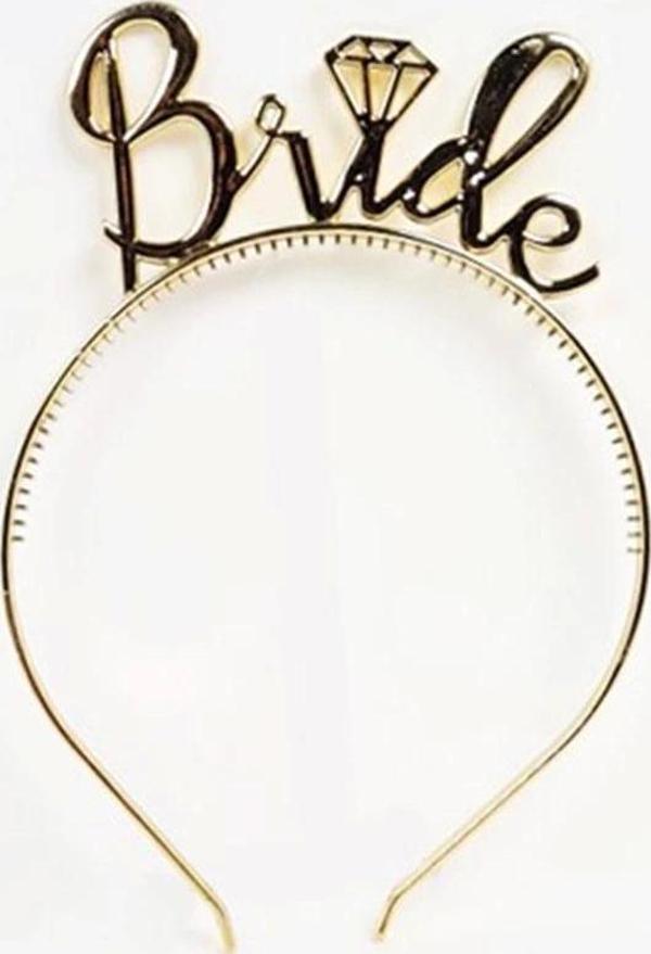 Çocuk BrideYazılıTaçveBrideToBeYazılıGözlükSetiAltınRenk - Image 1