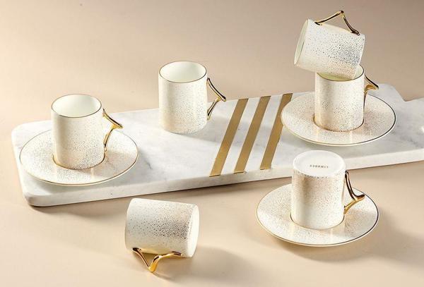 Porland Limoges Glittering Kahve Takımı 12 Parça - Image 1