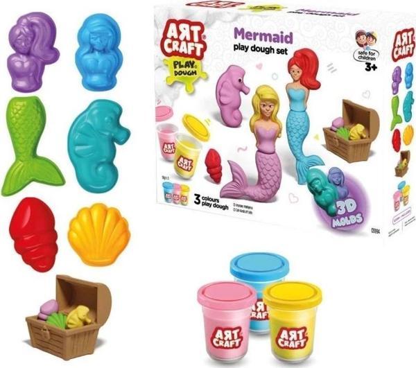 Çocuk 03994 Art Craft Deniz Kızı Hamur Set 168 Gr -Fentoys - Image 1