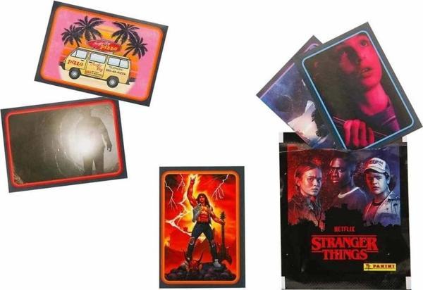 Stranger Things 5’li Çıkartma Paketi Koleksiyonluk Sticker Seti - Image 1