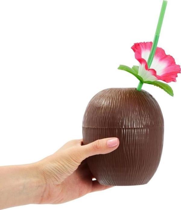 Hawaii Luau Aloha Pipetli İçecek Kabı Çocuklar İçin Parti Eğlencesi - Image 1