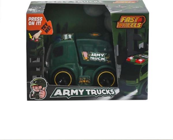 Çocuk ER-246 Fast Wheels Asker Kamyonu -Erdem Oyuncak - Image 1